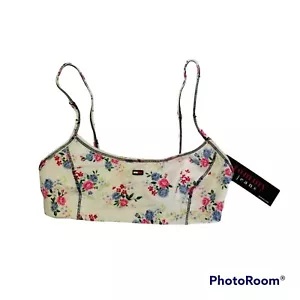 Tommy Jean's Girl XS Floral Unbaded Training Bra New - Picture 1 of 6