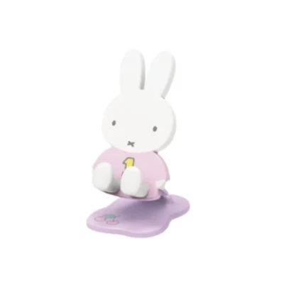 Soporte para iPad iPhone Teléfono Miffy Soporte 3D Conejo Rosa Falda Plegable Ajustable Foto 1 de 3