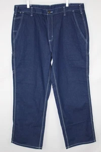Carhartt Men's FR Carpenter Jeans Dark Blue 290-83 Flame Resistant - Picture 1 of 5