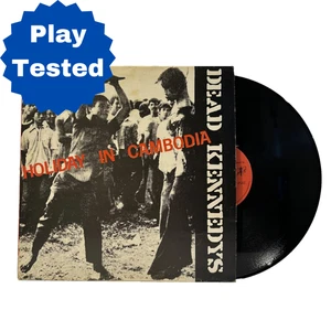 Dead Kennedys Holiday In Cambodia 12in 45rpm UK 1980 Cherry Red No. 13 Punk Hard - Imagen 1 de 8