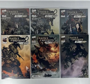 Transformers G.I. Joe #1-6 Complete Series Jae Lee Dreamwave 2003 NM High Grade - Bild 1 von 8