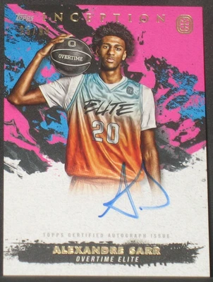 Alexandre Sarr 2021 Topps Inception OTE Autograph Rookie Magenta (25/99) Wizards - Image 1 of 2