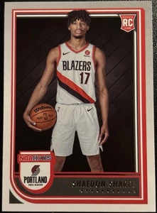 2022-23 Panini NBA Hoops Shaedon Sharpe #237 Portland ROOKIE Card! - Picture 1 of 2