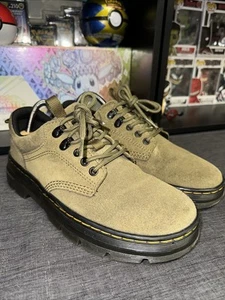 Dr.Martens Reeder Sneaker Olive Suede 31221538 Men's Size 8 - Picture 1 of 8