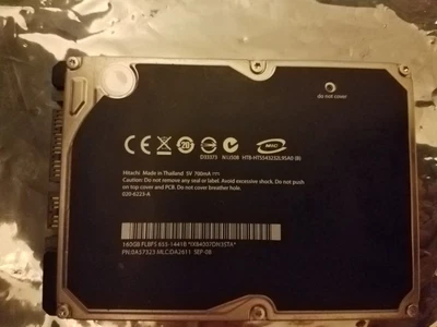 Hitachi HTS543232L9SA0 (B) MLC DA2611 PN 0A57323 160GB 2.5" SATA HD Sept 08 - Image 1 of 4