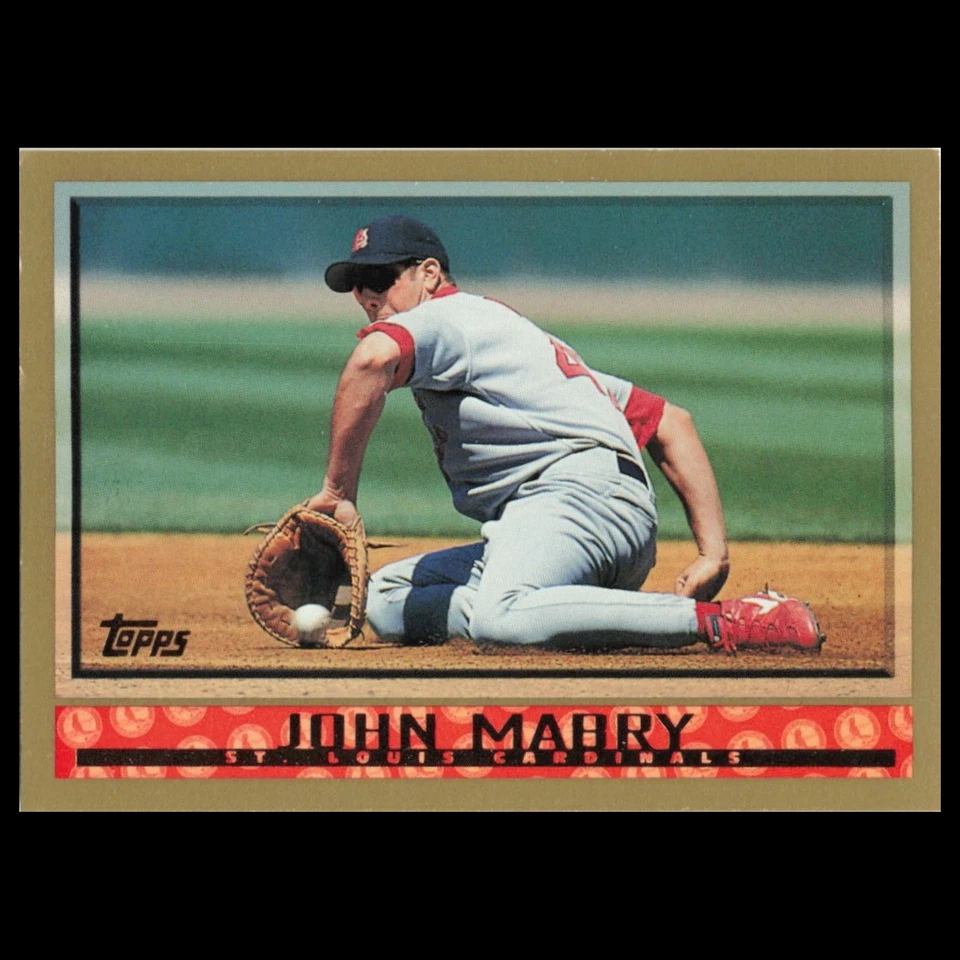 John Mabry #56 1998 Topps St. Louis Cardinals Baseball Card MLB NM - Image 1 of 3