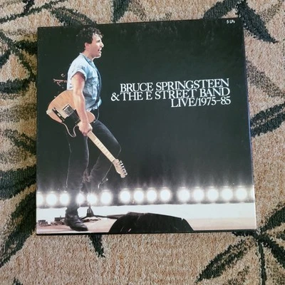 BRUCE SPRINGSTEEN & THE E STREET BAND LIVE 1975-1985 5 LP BOX SET NM/NM BOOKLET  - Image 1 of 4