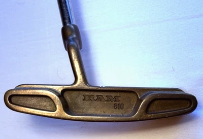 Vintage Tom Watson Putter RH Ram 810 Stainless Shaft Rare Bronze Putter Face - Image 1 of 4