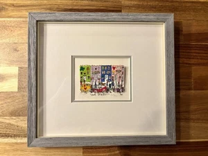 James Rizzi "Our Street" Serigraphs 3D Pop art Signed Framed ED350 1990 - Picture 1 of 8