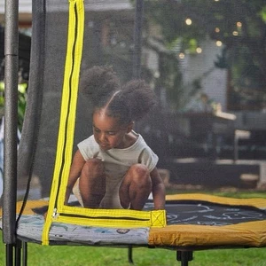 PLUM 4.5FT PRINT & SOUND JUNIOR JUNGLE TRAMPOLINE AND ENCLOSURE WITH SOUNDS - Picture 1 of 10