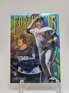 2025 Topps Chromes Fortune 15 Coby Mayo RC F15-12 - Picture 1 of 2