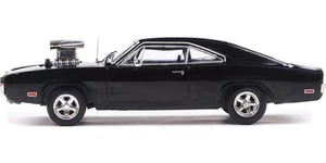 1970 Dodge Charger with Blown Engine Black 1/43 Diecast Model Car by IXO Models - Picture 1 of 6