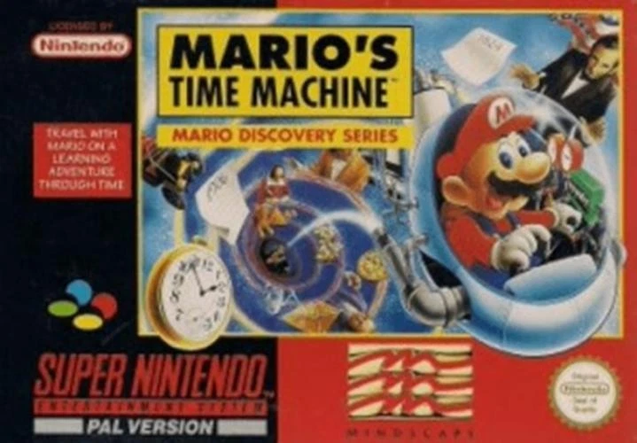 Marios Time Machine - Nintendo Super NES SNES Platformer Puzzle Video Game Boxed - Image 1 of 1