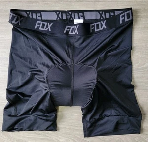 Fox Racing Tecbase Liner Size 38 Black Padded Cycling Bike Shorts   - Picture 1 of 10