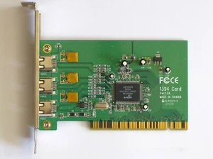 IEEE-1394 3-portowa karta PCI Firewire, chipset Agere - Zdjęcie 1 z 2