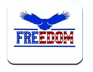 Mouse Pad Christmas Gift Gamming Pad Laptop Computer Mouse Freedom Mouse Pad - Picture 1 of 1