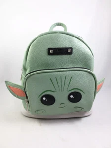 Disney Star Wars Child Mandolorian Mini Backpack Faux Leather Purse Baby Yoda - Picture 1 of 3