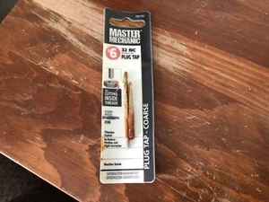 6-32 NC TITANIUM PLUG TAP WITH #36 DRILL BIT  BRAND NEW MASTER MECHANIC - Picture 1 of 3
