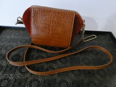 Cartera bandolera pequeña Street Level naranja/marrón Foto 1 de 4