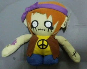 ZOMBIE PLUSH ~ Groovy Zombie ~ 8" Plush ~ NWT Display - Free Shipping! - Picture 1 of 3