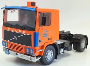 Camión modelo escala 1/18 KK RK180034 - 1977 Volvo F12 - naranja/azul - Imagen 1 de 6