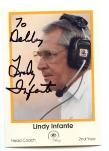 Lindy Infante signed autographed 1989 Packer Police card #1 Packers - Picture 1 of 1