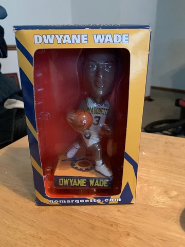 DWAYNE WADE Marquette University "Golden Eagle"s Bobble Head/Box NIB Cover