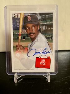 JIM RICE 2023 Topps Archives Auto 1957 Hit Stars Autograph Signed Red Sox HOF