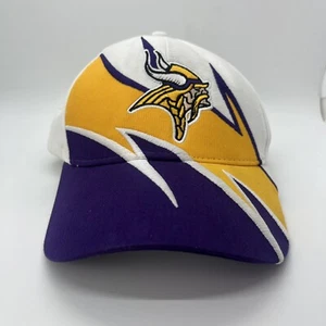 Minnesota Vikings Spike Shockwave verstellbare Strapbackkappe Mütze - Bild 1 von 12