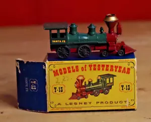 Matchbox Models of Yesteryear Y- 13 Santa Fe American 4-4-0 mit OVP - Bild 1 von 8