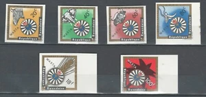 RWANDA FRENCH AFRICA WARTA - WILD ANIMALS Imperf. MNH SET LOT (RAW 554) - Picture 1 of 1