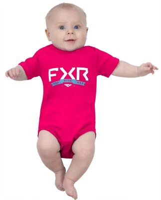 Mono FXR Podium Infantil Manga Corta Razz/Azul Cielo Foto 1 de 3