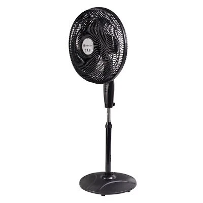 Comfort Zone PowrCurve Oscillating Pedestal Stand Fan, 18 inch, 6 Blades, Tri... - Image 1 of 4