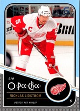 2011 O-Pee-Chee Nicklas Lidstrom #5 Detroit Red Wings Hockey Card