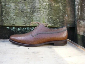 CROCKETT & JONES DERBY SCHUHE VINTAGE BRAUN HELLBRAUN LEDER UK10,5 HERREN WINDSOR SUPER - Bild 1 von 9