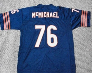 Steve McMichael unsigniertes maßgeschneidertes Chicago genähtes Fußballtrikot S-3XL blau/weiß - Bild 1 von 4