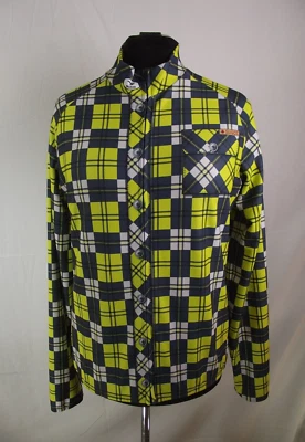 SUGOi Mens XL Cycling Jacket Lumberjack Plaid Lightweight Full Zip Banded Unisex - Image 1 of 4