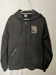 UNDER ARMOUR OAKLAND UNIVERSITY Zip  HOODIE SWEATSHIRT SMALL Black Grizzley  - Picture 1 of 7