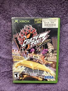 Crazy Taxi 3: High Roller Blockbuster’s  (Microsoft Xbox, 2002) Includes Manual