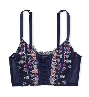 Victoria’s Secret Dream Angels Unlined Lace Up Corset Top Size: S - Image 1 of 4