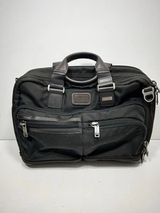 TUMI ALPHA BRAVO ANDERSEN SLIM COMMUTER BRIEF, EXPANDABLE 222640HK2 No Strap - Picture 1 of 16