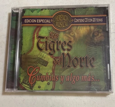 Cumbias y Algo Mas by Los Tigres del Norte Cd SEALED CRACKED CASE Mexican Latin Foto 1 de 4