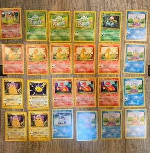 1st Edition - Old Pokemon Cards - 100% Vintage - WOTC ONLY - 10 card Gen 1 & 2 - Picture 1 of 5