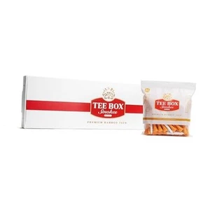 Tee Box Smokes - Premium Bamboo Golf Tees - Big Pack + Refill Bag (100 Tees) - Picture 1 of 7
