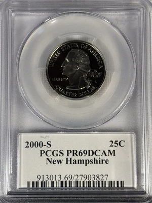 2000-S NH State Quarter 25C PCGS PR69DCAM Proof Coin - Image 1 of 4