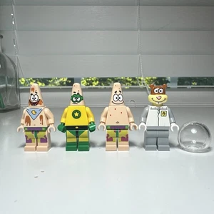LEGO SpongeBob SquarePants Minifigure Set Patrick And Sandy Cheeks - Picture 1 of 2
