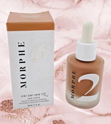 Morphe 2 Hint Hint Skin Tint Foundation - Hint of Mocha 1oz Sheer-Medium NIB - Image 1 of 4