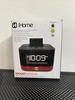 ihome Charging EXB Stereo FM alarm clock radio - Image 1 of 4