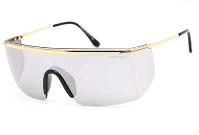 Gafas de sol TOM FORD PAVLOS-02 FT0980 30C marco dorado lentes plateadas espejadas Foto 1 de 4