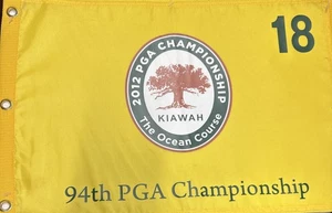 2012 PGA Championship Flag Kiawah The Ocean Course Rory McIlroy On A Board - Picture 1 of 5